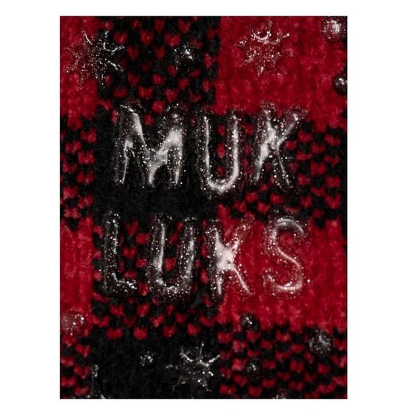 Muk Luks Women's Fuzzy Chenille Plush Lined Cabin Socks, 2-Pack, Size L/XL - Picture 3 of 8